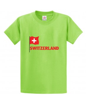 Switzerland Classic Unisex Kids and Adults T-Shirt For Swiss